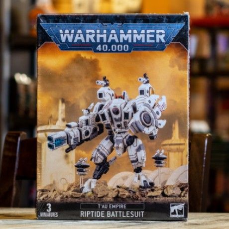 Warhammer 40K Tau Empire XV104 Riptide Battlesuit NEW, Hobbies & Toys ...