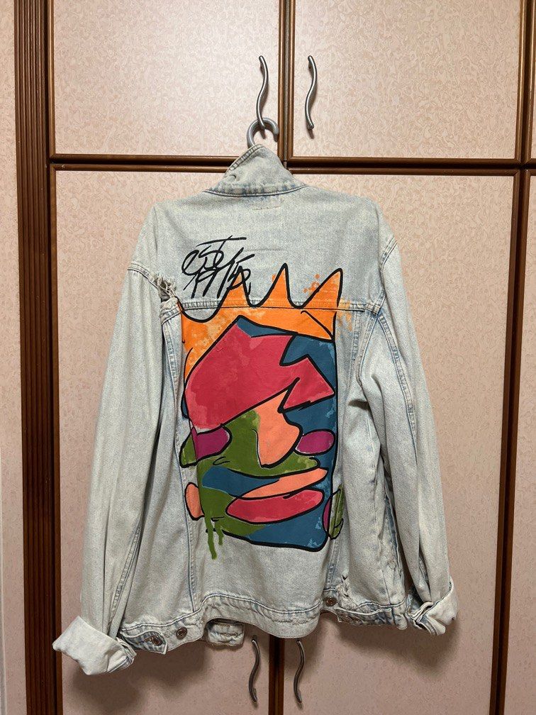 Graffiti jacket zara shop