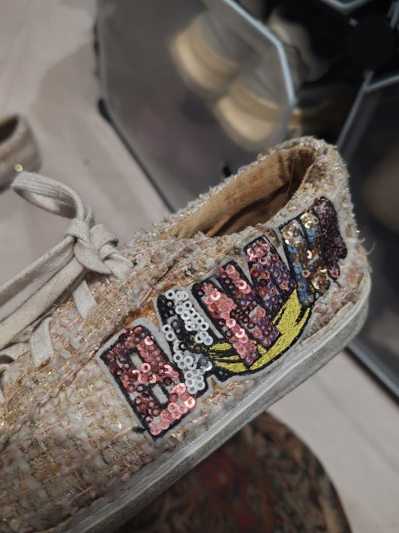 Zara tweed shoes cheap