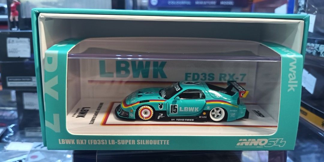 暫售罄 快閃價 Inno 1:64 LBWK MAZDA RX-7 FD3S LB-SUPER SILHOUETTE PLAYBOY HEC ...