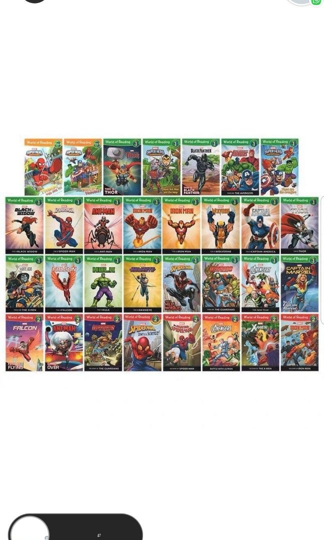 World of Reading Marvel 31冊 MaiyePen対応