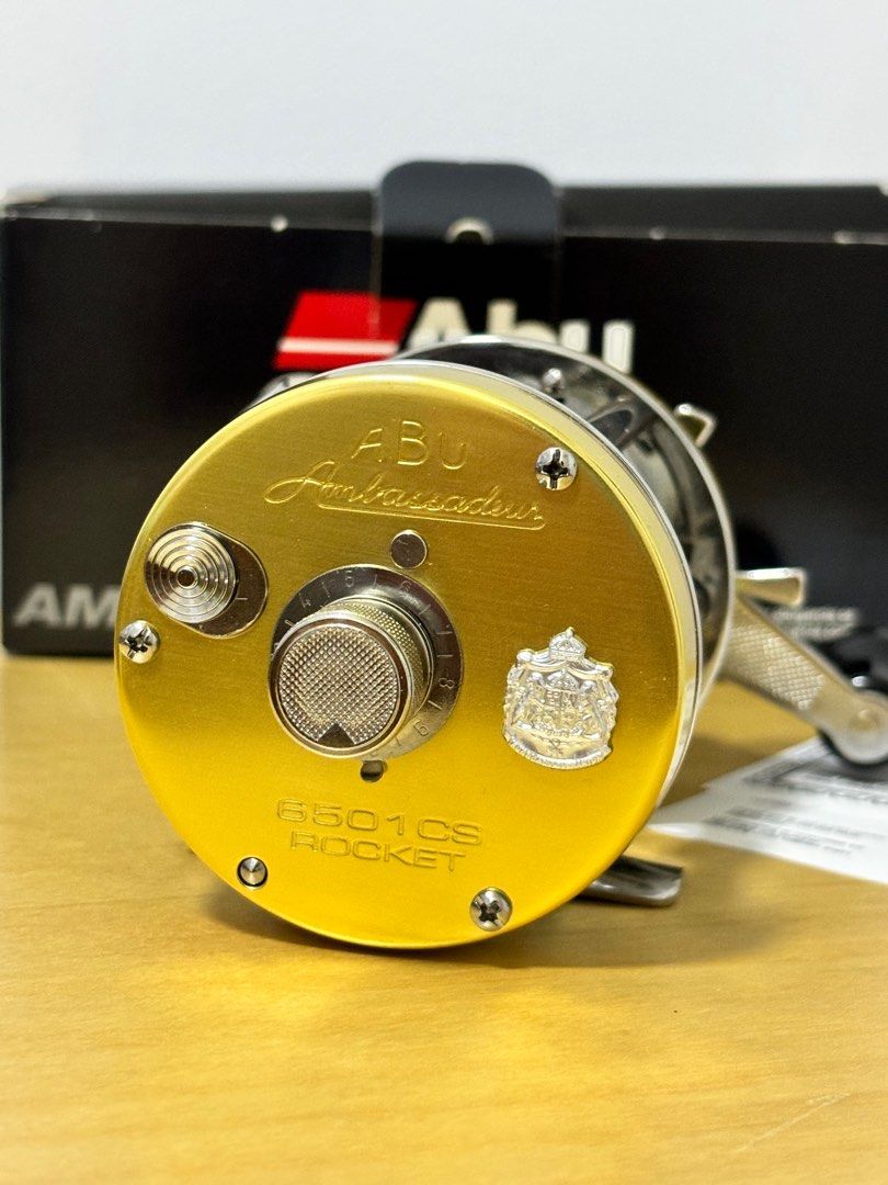 Abu Garcia Ambassadeur Rocket 6501 CS Rocket Gold / Champagne Left