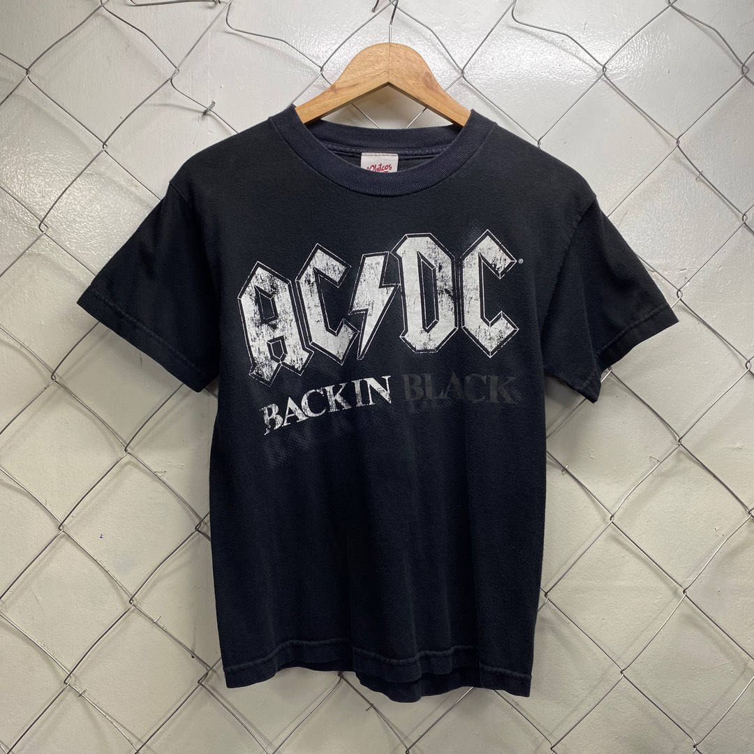 AC DC BACK IN BLACK, Men's Fashion, Tops & Sets, Tshirts & Polo Shirts ...