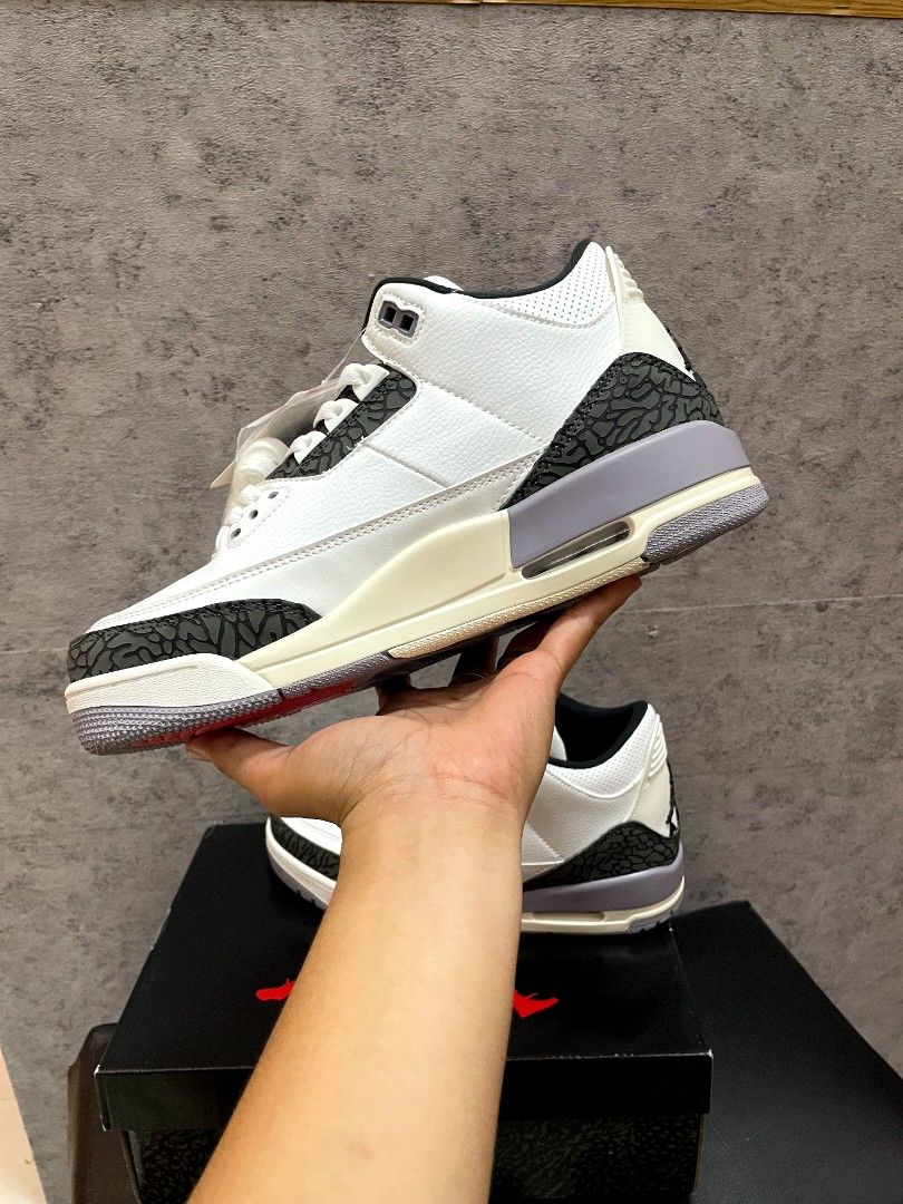 air jordan 3 cement grey (Category: Sneakers) located in Manila. Submitted by solefly.mnl (Listing ID 1311063941, Image 2). Description: Jordan 3 cement grey bnew 1799 only available mens sizes !!! actual pic posted !!! onhand ready to ship/deliver COD around metro manila via lalamove novaliches qc area msg us for orders 📩.