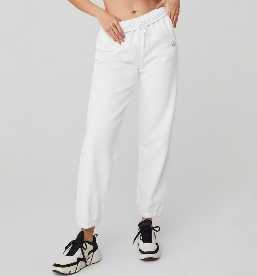 White joggers xs clearance