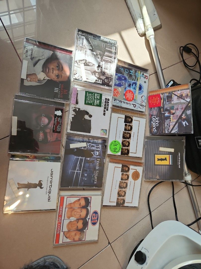 Assorted CDs (Category: CDs & DVDs) located in Singapore. Submitted by meyson97 (Listing ID 1311070906, Image 1). Description: Red hot chilli peppers. Lil Wayne etc..