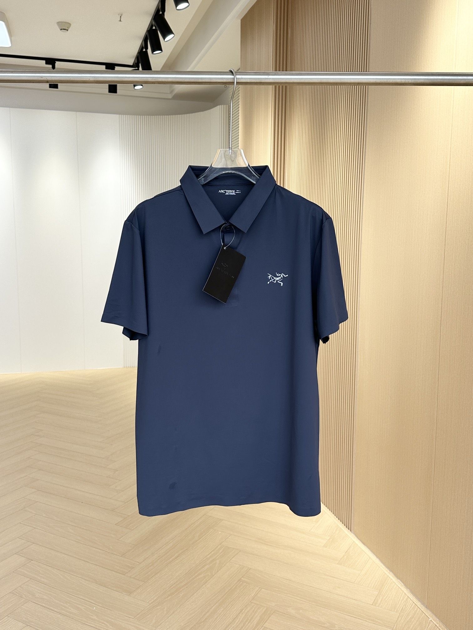 Authentic arc teryx business classic men s dynamic ice skin quick drying solid color lapel polo shirt Men s Fashion Tops Sets Tshirts Polo Shirts on Carousell
