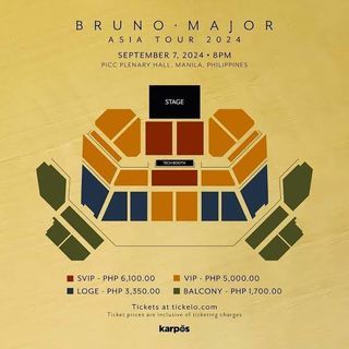 Bruno Major Live in Manila VIP Ticket (Day 1)