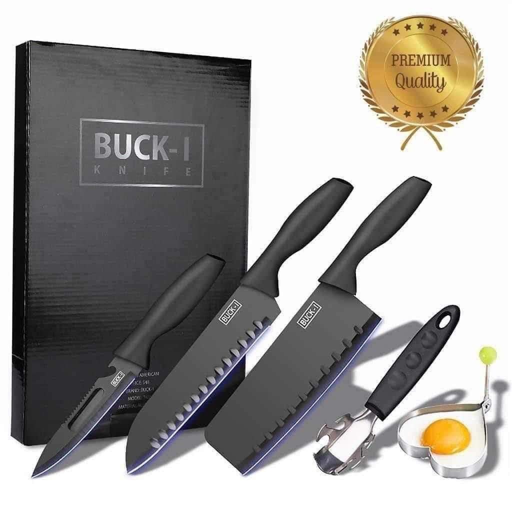 BUCK-I KNIFE SET (Category: Knives & Chopping Boards) located in Quezon City. Submitted by fconnie15407950 (Listing ID 1311049576, Image 1). Description: .