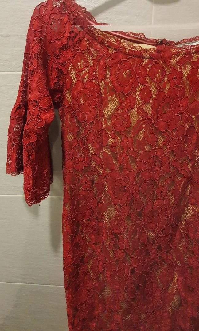Calypso lace dress S Women s Fashion Dresses Sets Evening dresses gowns on Carousell