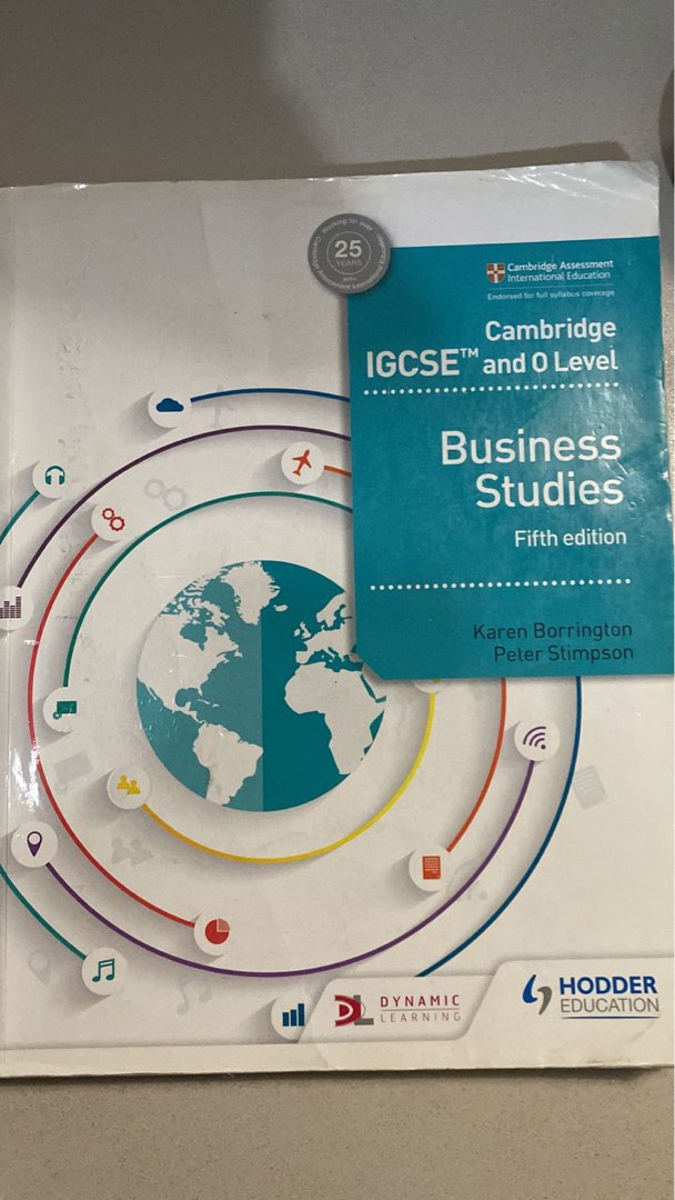 Cambridge IGCSE and O Level Business Studies Fifth Edition, Hobbies ...