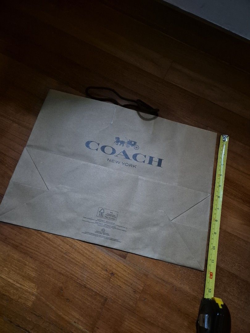 Coach paper bag
