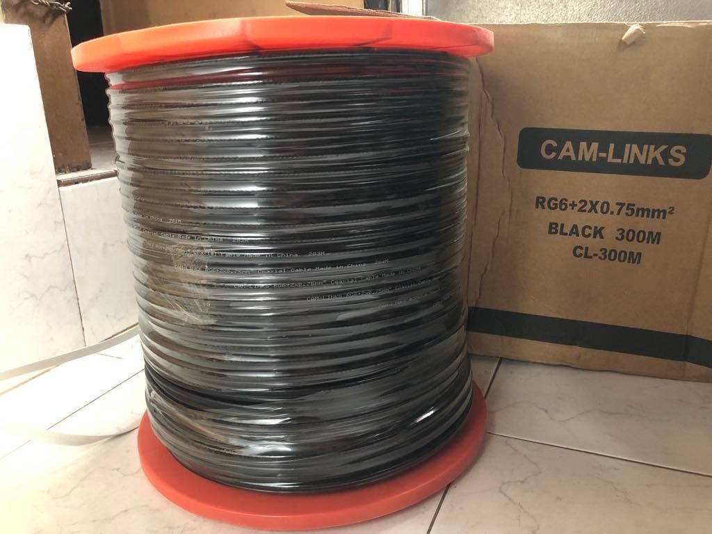 Coaxial Cable Wire for CCTV (Category: Cables & Adaptors) located in San Pedro. Submitted by bini-benta (Listing ID 1311094337, Image 1). Description: For Sale: Brand New Coaxial Cable Wire for CCTV Camera 300 Meters Other details written in the box (please see pic).