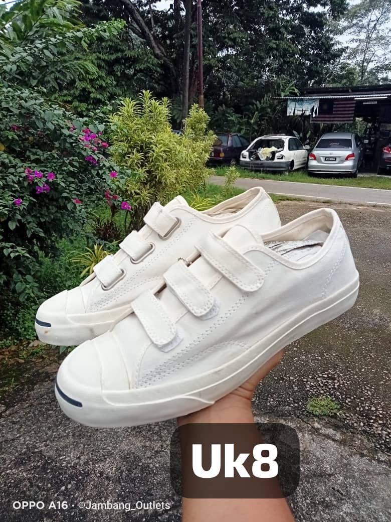 Converse Jack Purcell Velcro Putih