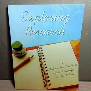 Exploring Research Textbook by Dela Cruz, Ph.D. et al. (Sale)