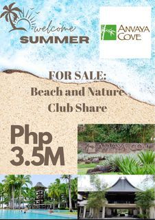 FOR SALE: ANVAYA COVE Beach and Nature Club Membership