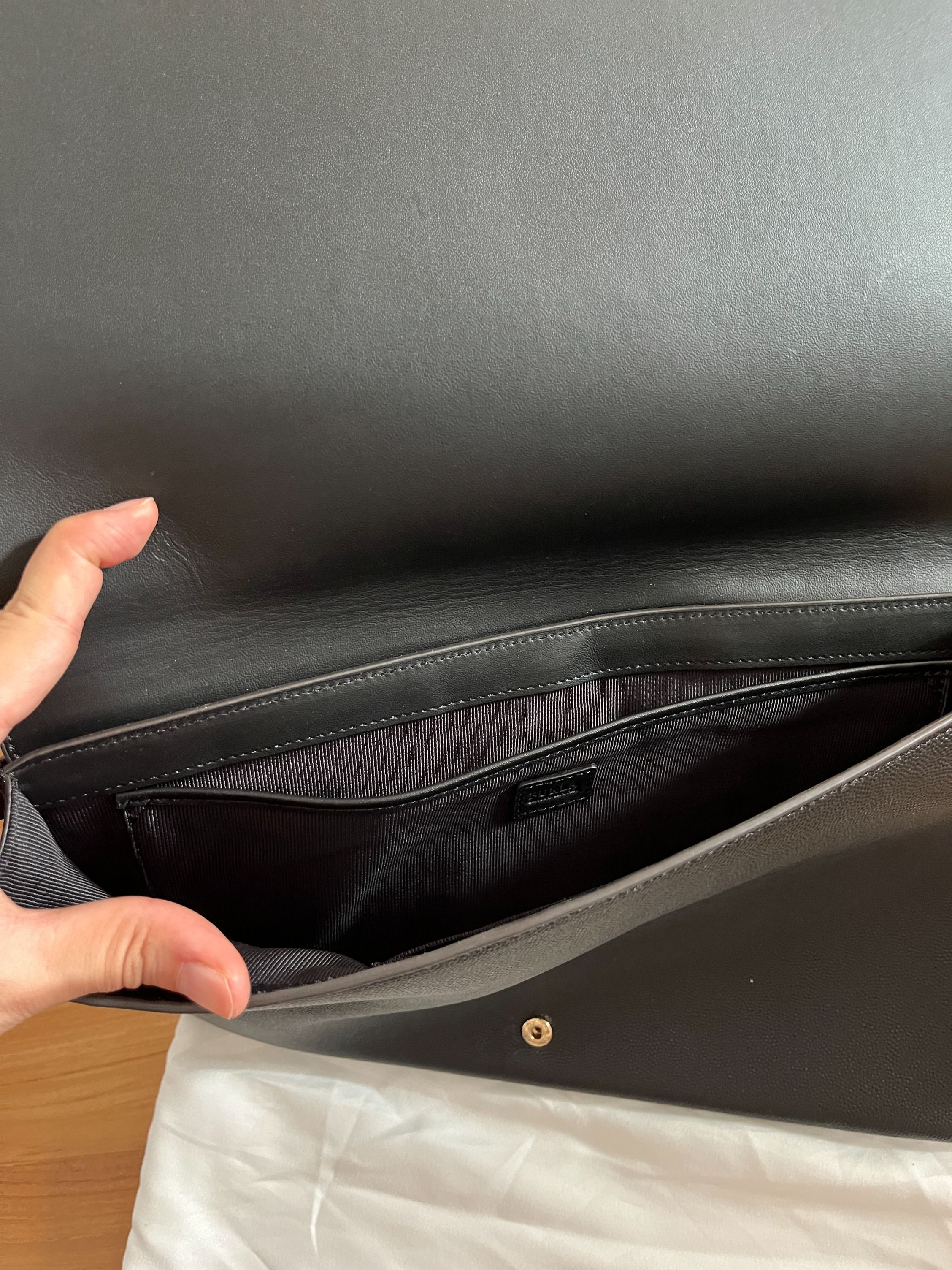Furla black clutch online