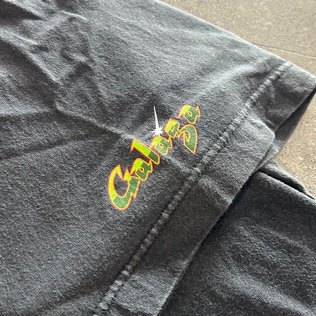 Galaga Gaming Tee (Category: Tshirts & Polo Shirts ) located in Quezon City. Submitted by roelleg (Listing ID 1311083955, Image 3). Description: Galaga Gaming Tee • Rare 2005 Galaga Gaming Promo Tee • Licensed by Namco Corp • Top Heavy Tag XL • 22.5 Width x 30 Length • With Galaga Sleeve Hit • Good F A D I N G • Loose Hem Stitching (Only Issue) • Double Stitch All Over ₱2,500 Only🫶 ✈️ JNT | LBC | Lalamove 🫶🏻 Gcash 📍 Quezon City.