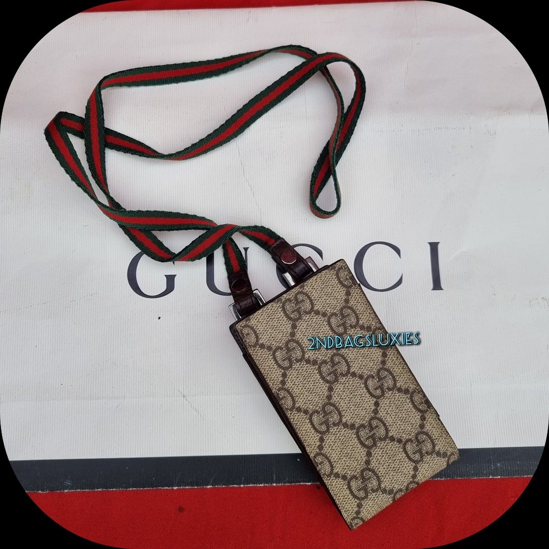 Gucci GG Supreme Web Mini Pouch Bag