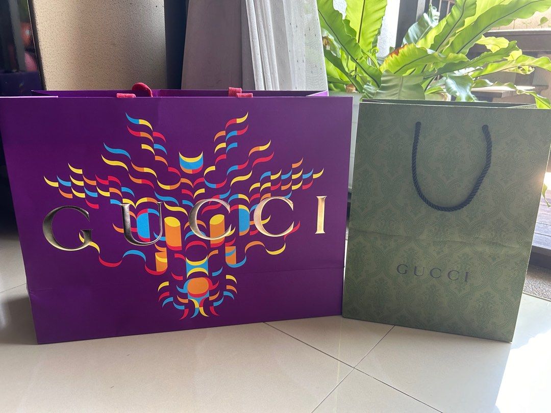 Paper bag gucci original top