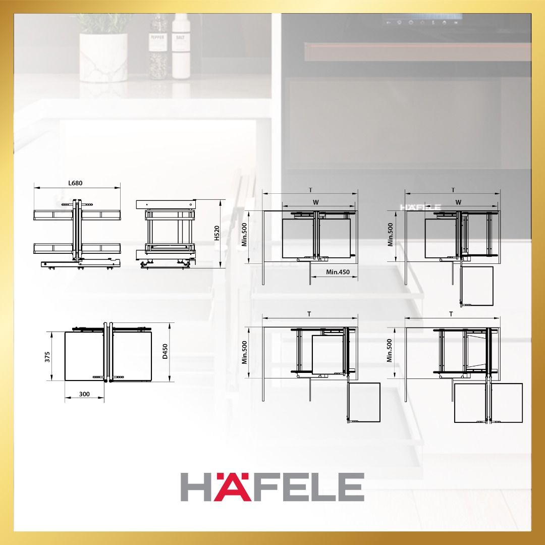 HAFELE CORNER CABINETS- OLLA on Carousell