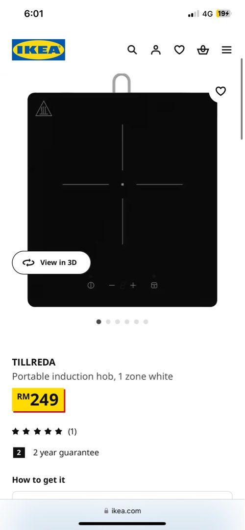 Ikea Electric Stove, TV & Home Appliances, Kitchen Appliances, Other Kitchen Appliances on Carousell