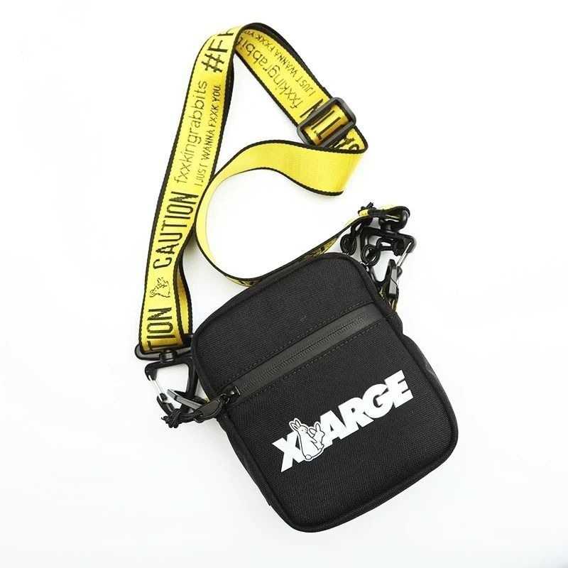 Instock FR2 Fxxking Rabbits LOGO Tape Sling Bag XLARGE Logo Small Yellow Black ASC3302 FREE Post Men s Fashion Bags Sling Bags on Carousell