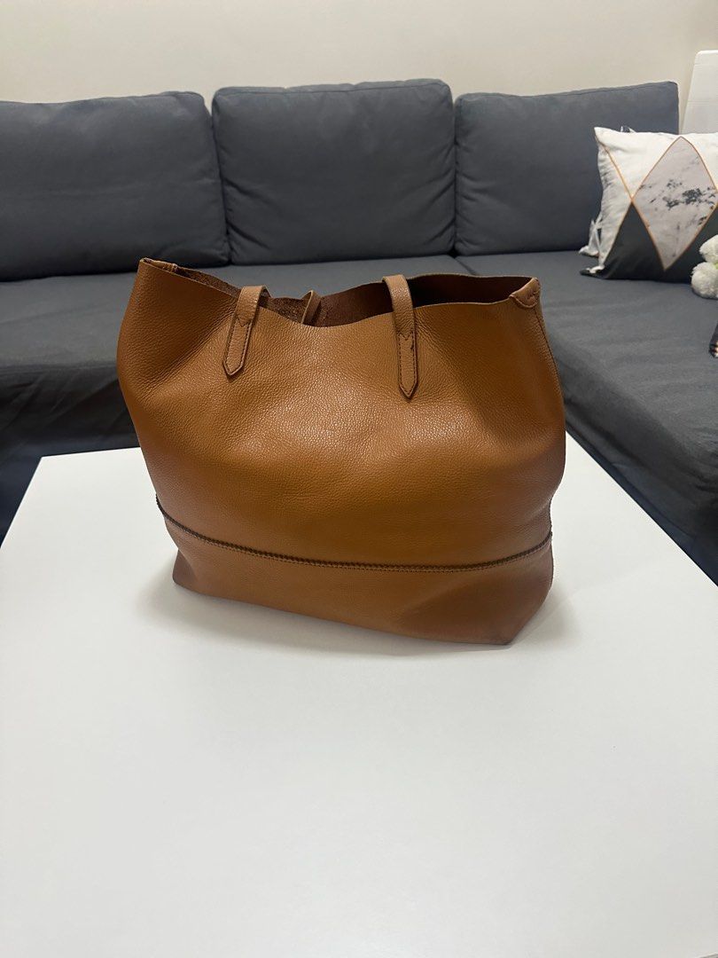 J. Crew Leather Tote Bag
