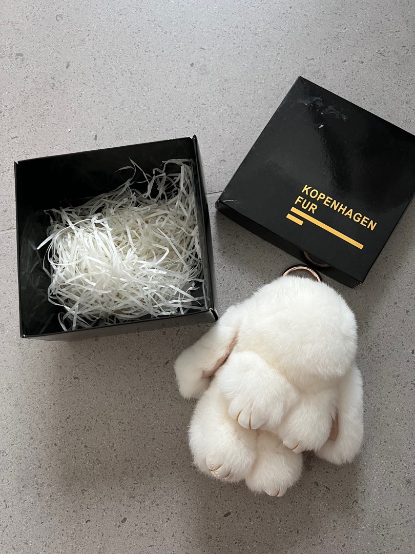 Kopenhagen fur bunny keychain discount