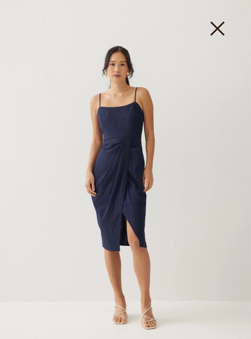 Linen bodycon dress store