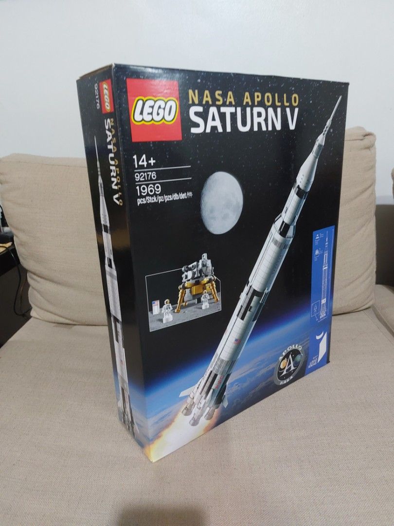 Lego NASA Apollo Saturn V 92176 (Category: Lego & Building Sets) located in Paranaque City. Submitted by bic_350 (Listing ID 1311119271, Image 2). Description: brand new , sealed house pick up, or lalamove/shipping shouldered by buyer.