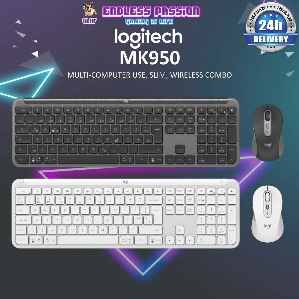 Logitech MK950 Signature Slim Wireless Keyboard and Mouse Combo