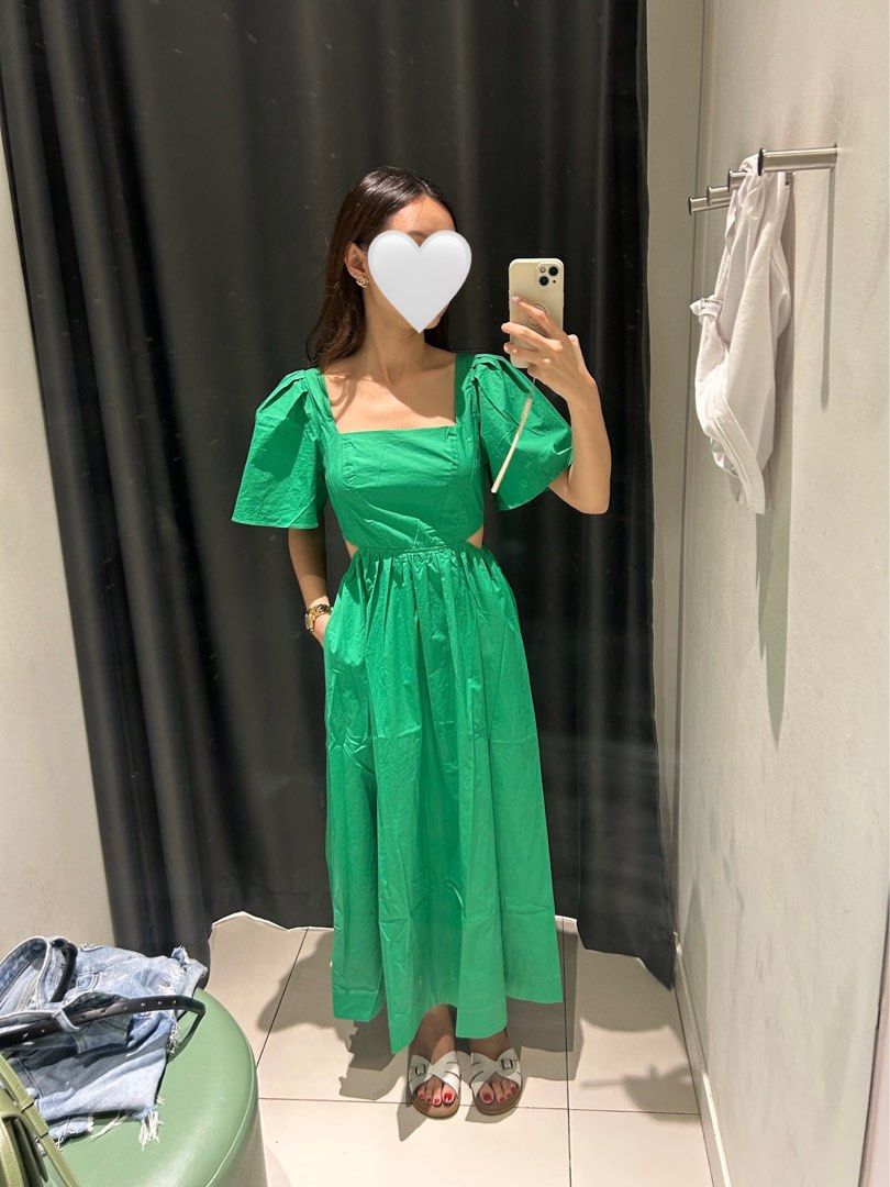 lime green pakistani dress Leila - Elegant Dress with Tummy Coverage main image 0