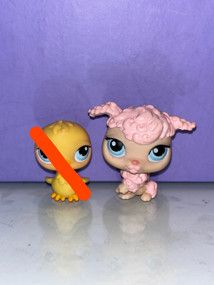 Little Pet Shop LPS - Chien Caniche (poodle) N°48, Occasion - Collection Hasbro, Univers Littlest Pet Shop