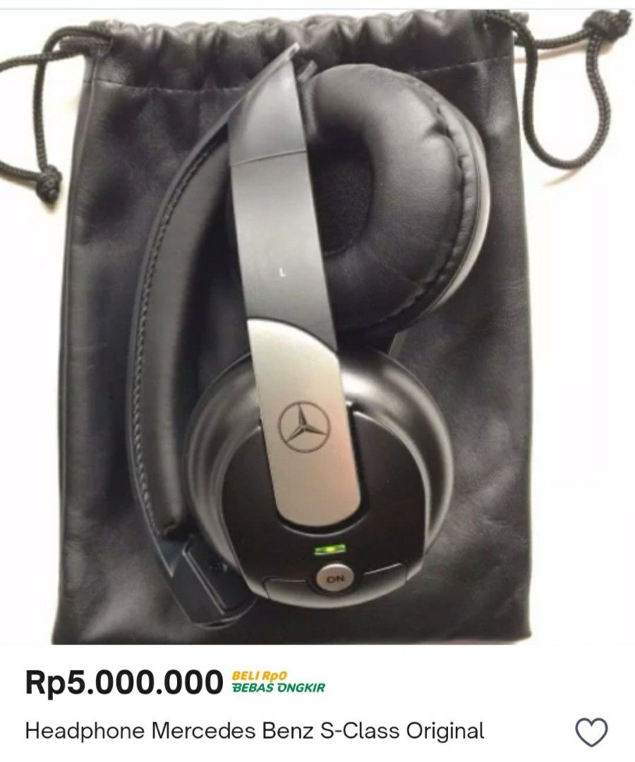 MERCEDES BENZ AKG HEADPHONES WIRELESS S CLASS AUTHENTIC Aksesoris Mobil di Carousell