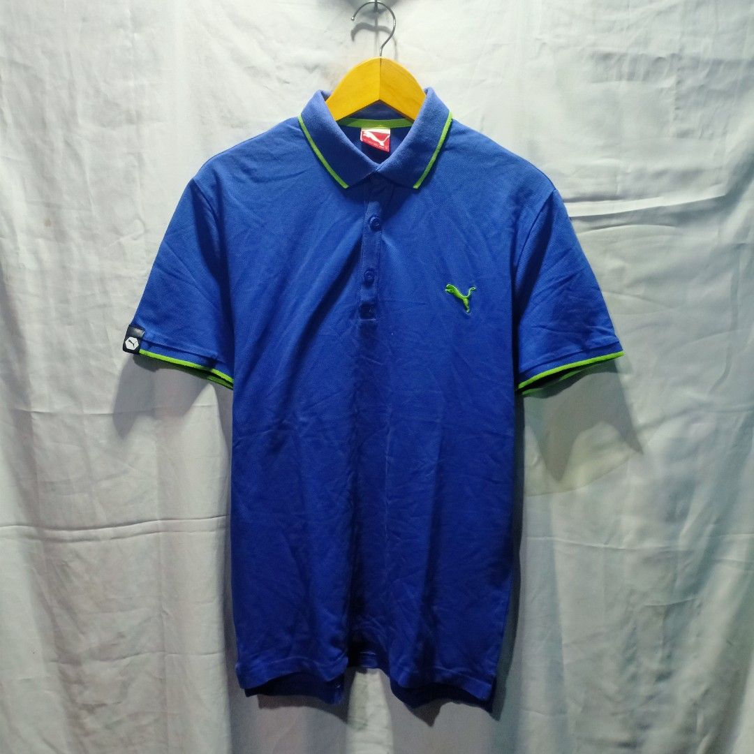 M L Puma Sport lifestyle poloshirt t shirt Kaos Kerah Casual second preloved Fesyen Pria Pakaian Atasan di Carousell