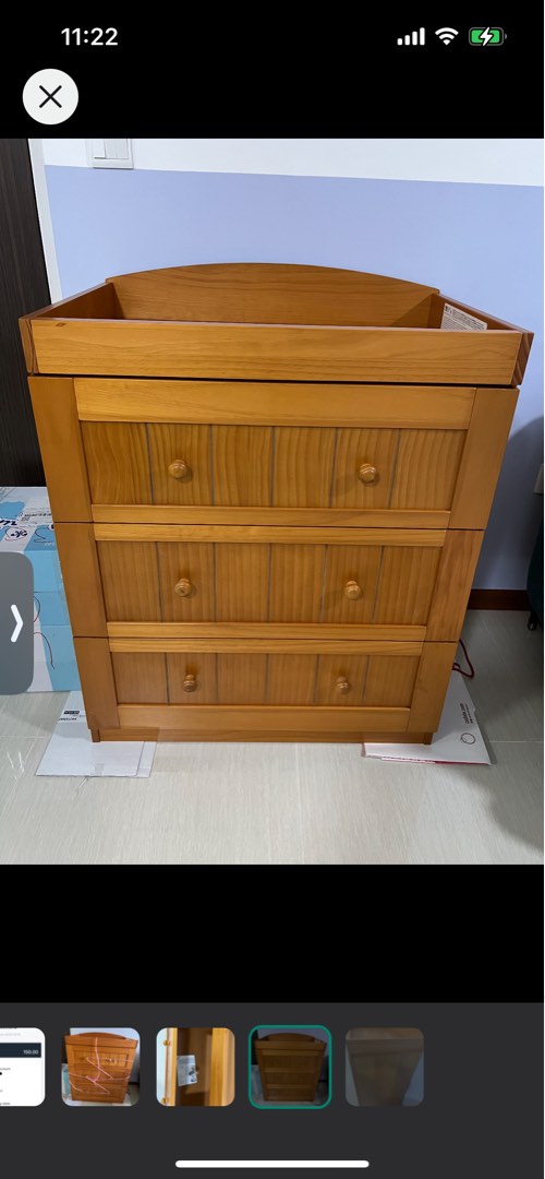 Mothercare Nursery Marlow Changing Unit in Antique