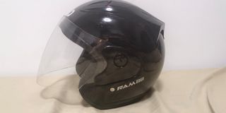 Carbon Fibre Full Face Fin Motorcycle Helmet Double Dual Lens Visor ...