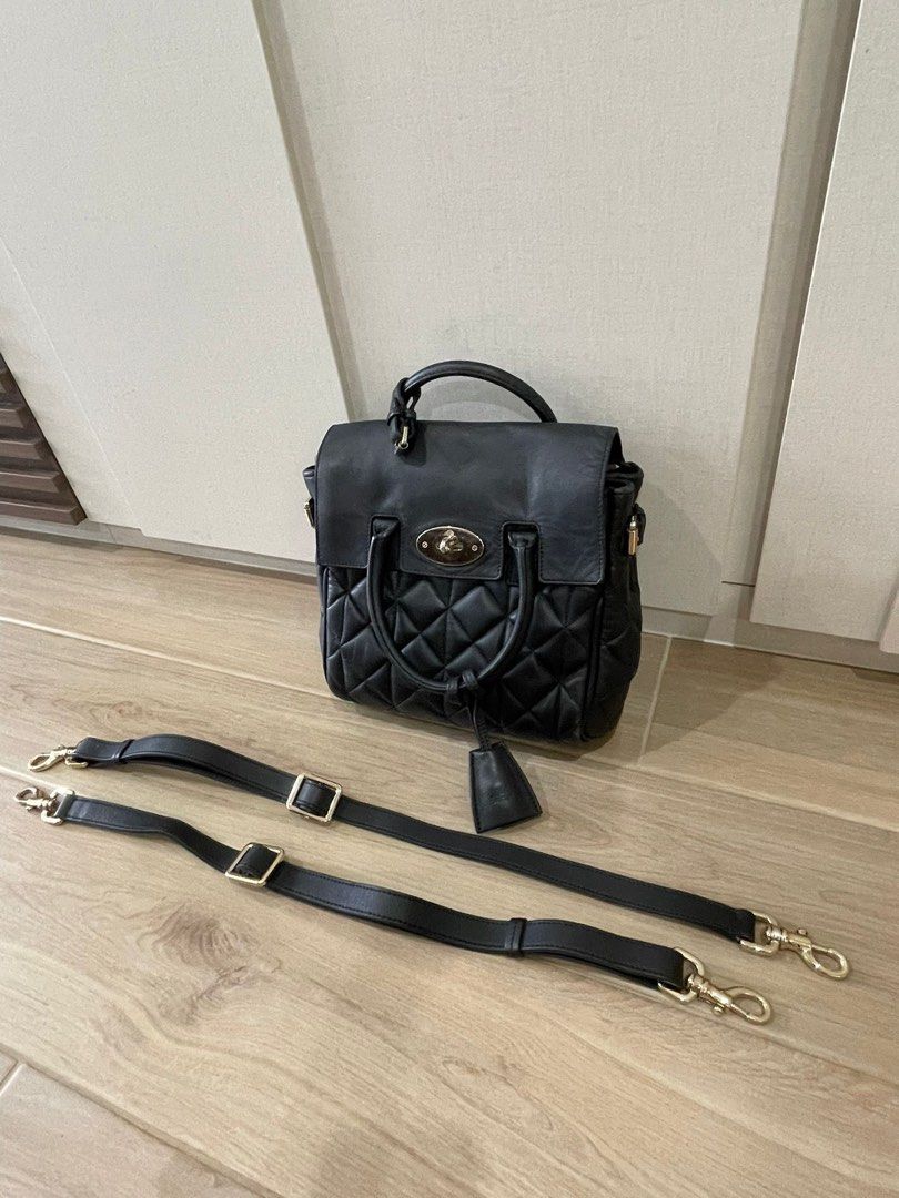 Mulberry Cara Delevingne Convertible Backpack Black Medium Luxury Bags Wallets on Carousell