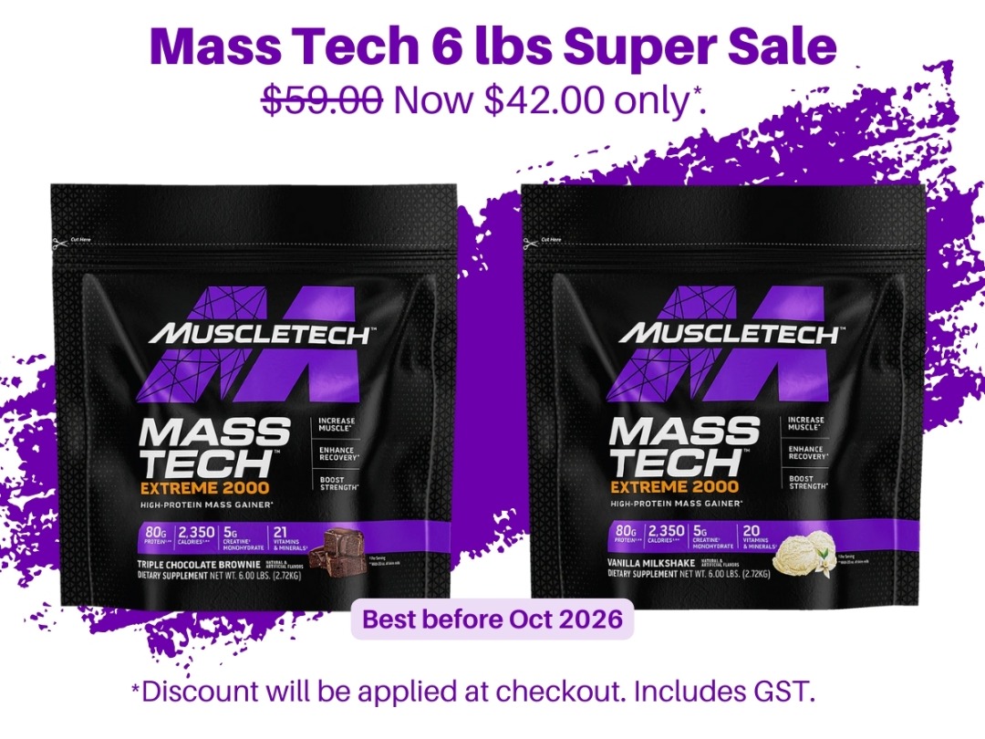 MuscleTech Mass Tech Extreme 2000 (New Bag Packaging) 6 lbs (Exp Oct ...