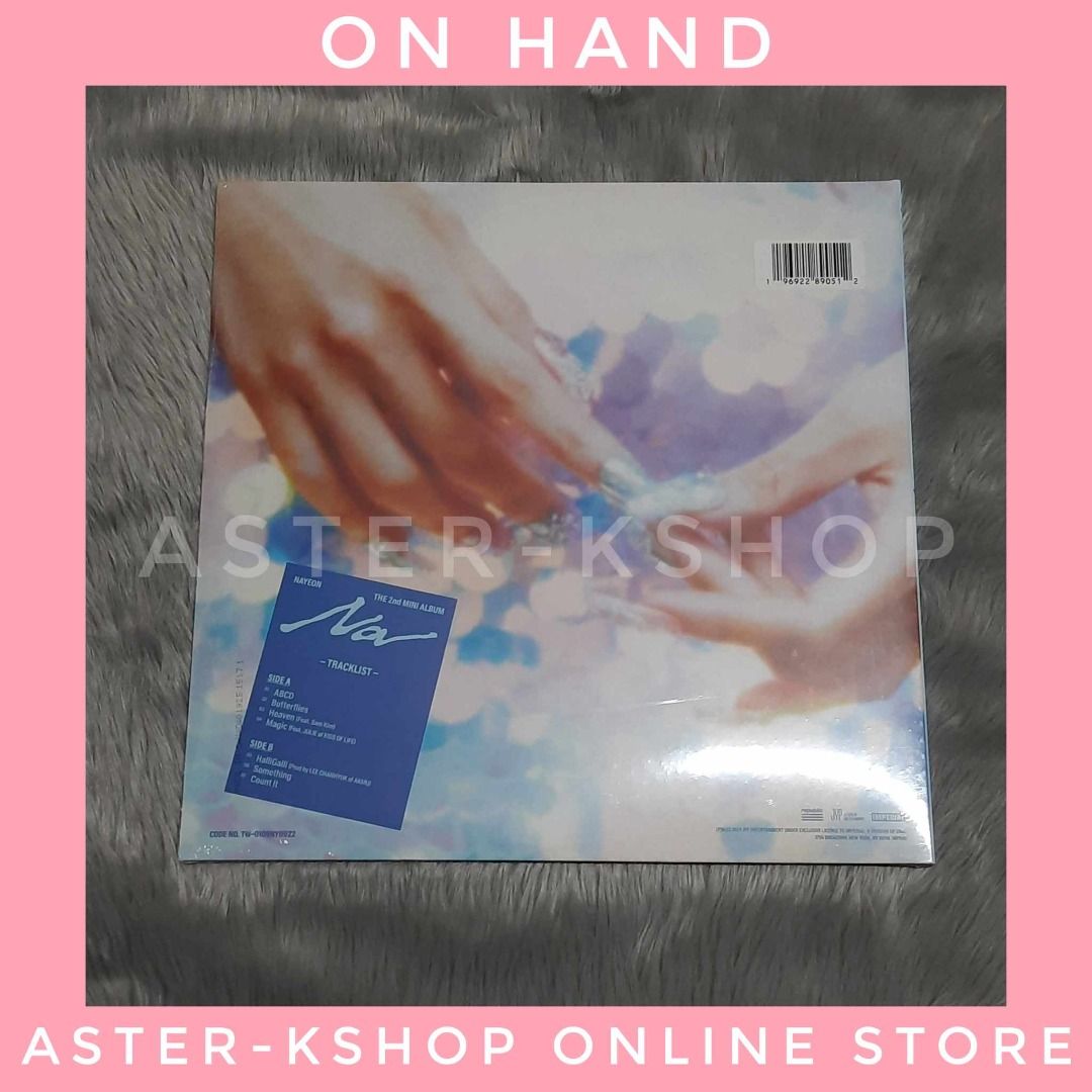 NAYEON "NA" Vinyl (TWICE SHOP) (Category: Vinyls) located in Taguig. Submitted by asterkshopph (Listing ID 1311132579, Image 2). Description: 🎶 WTS: NAYEON "NA Vinyl" 🎶 ✨Condition: Brand new, sealed, with minor corner dent 📀 Versions: TWICE Shop (Pink Haze) 💸 Price: P3599 per version 📢 DM if interested or for more info. 💌 #TWICE #트와이스 #NAYEON #나연 #NA #ABCD.