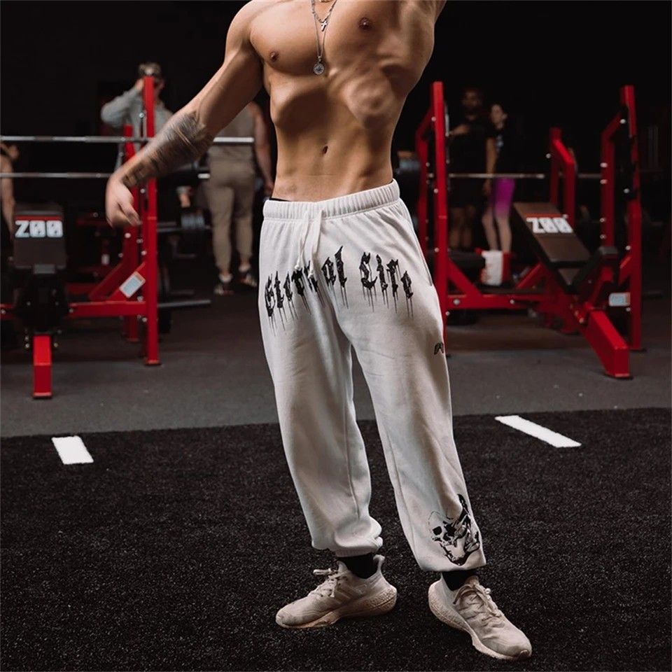 New Brand Mens Gym Joggers Pants Streetwear Sweatpants Sport Leggings Trousers Fitness Bodybuilding Bottoms Men s Fashion Activewear on Carousell