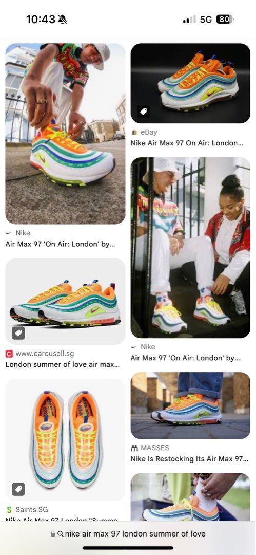 Air max 97 summer of love shirt online
