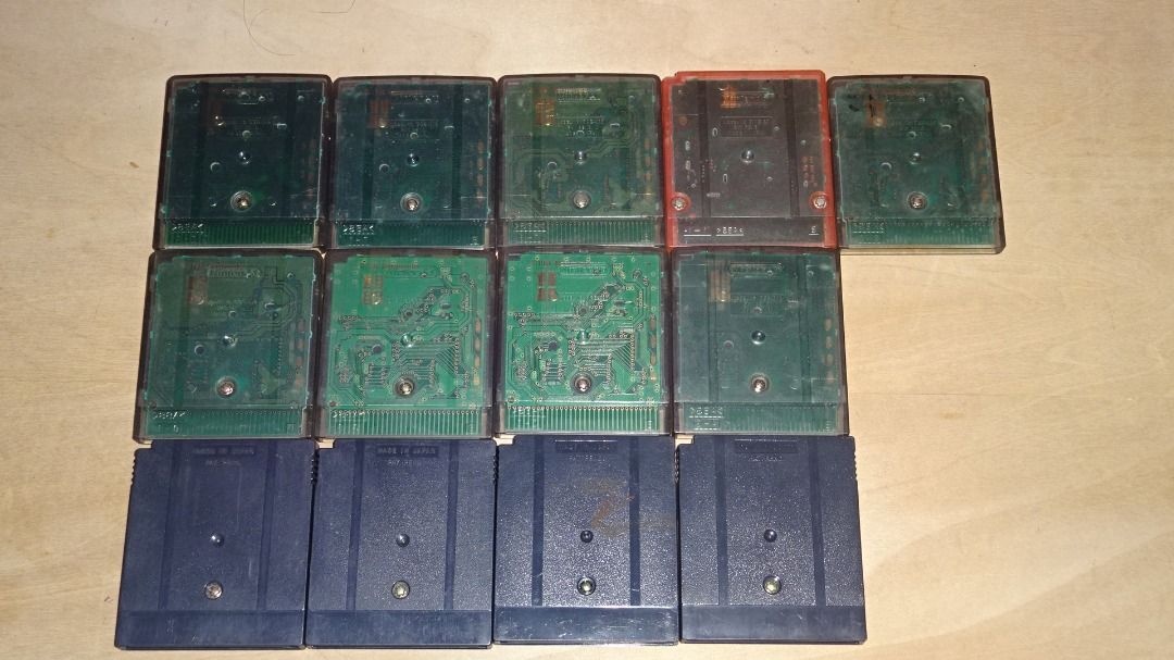 Nintendo Gameboy Color Rom Cartridges (Category: Nintendo) located in Paranaque City. Submitted by kutoi.ancheta (Listing ID 1311083726, Image 2). Description: Nintendo Gameboy Color Rom Cartridges ₱1000 each Bomberman X Red Challenger Monopoly Warioland 3 Donkey Kong 2001 Doraemon No Study Boy Gakushuu Kanjii Koro Koro Kirby The Legend of Zelda Pocket Bowling Yu-Gi-Oh Duel Monsters 4 Hamster Paradise 2 Megaman X2 Dragon Quest Monsters 2 Power Pr