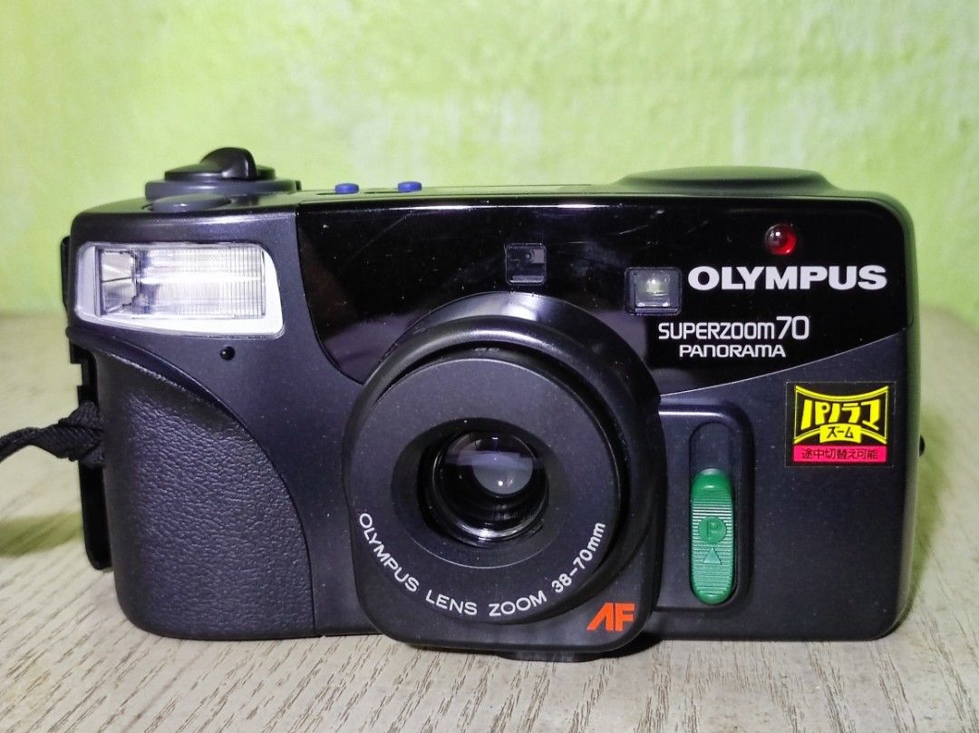 フィルムカメラ OLYMPUS  SUPERZOOM70 PANORAMA Olympus OZ70 panorama zoomの使い方。90年代の全自動フィルム