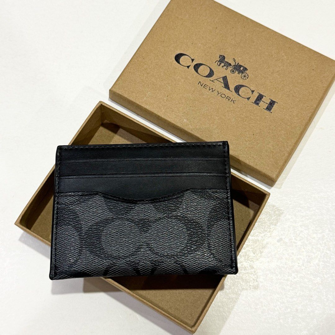 Original Coach Men Cardholder Wallet