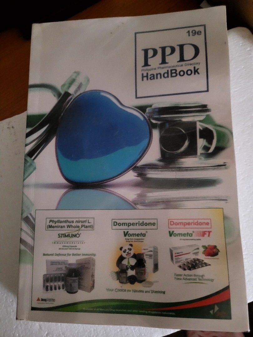 PPD Book 19th Edition (Category: Textbooks) located in Quezon City. Submitted by greenlifestyle_ph (Listing ID 1311066388, Image 1). Description: Like new condition.