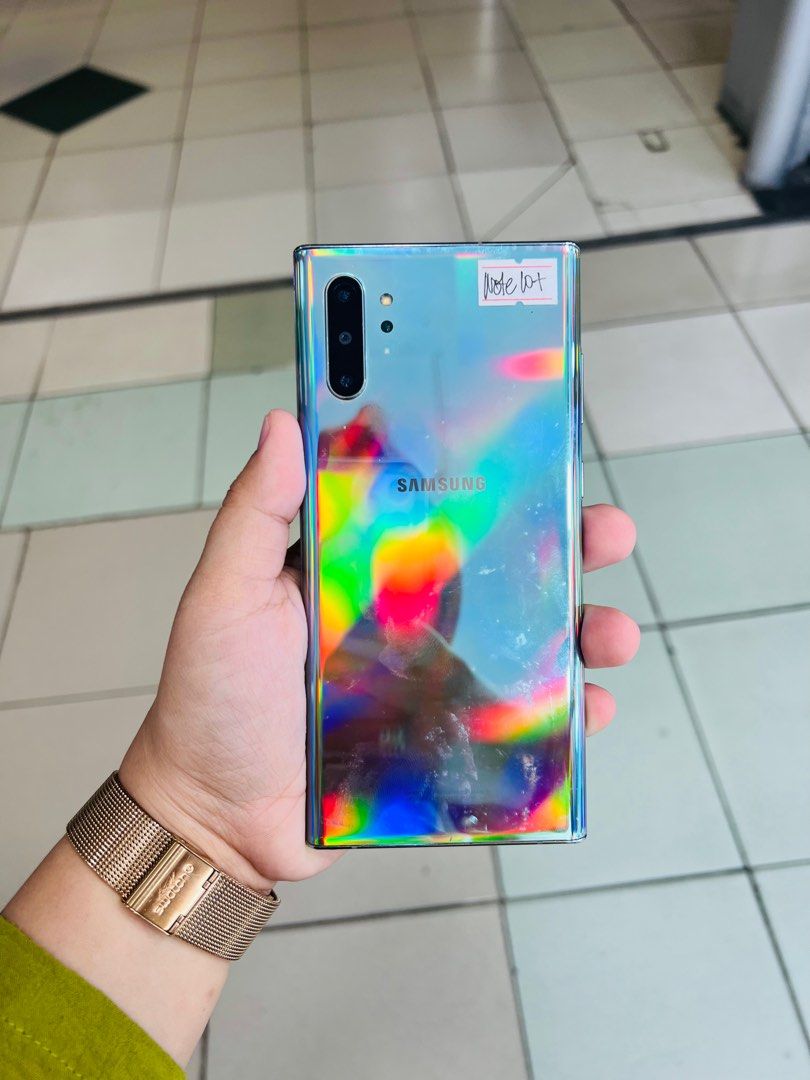 Samsung Note 10+ 256gb dualsim (Category: Samsung) located in San Juan City. Submitted by javedsgadgetshop (Listing ID 1311147518, Image 1). Description: OPEN FOR INSTALLMENT VIA CREDIT CARD/GGIVES/SPAY/BILLEASE & SWAP/TRADE-IN! WE BUY AND SELL ( ANYKINDS OF UNIT BINIBILI PO NAMIN)! PTPA : Padelete po f bawal Read ❗️Onhand ‼️ Samsung Note 10+ •256gb •NTC Variant •Good batt health •Factory Unlock •95% Smoothness •No hidden issue | No Repaired •100