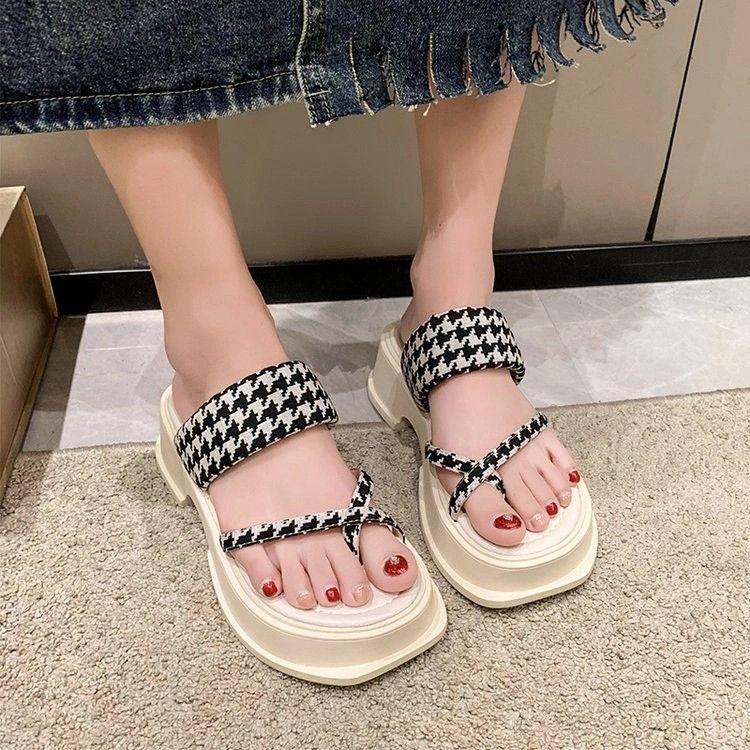 Sandal wedges platform