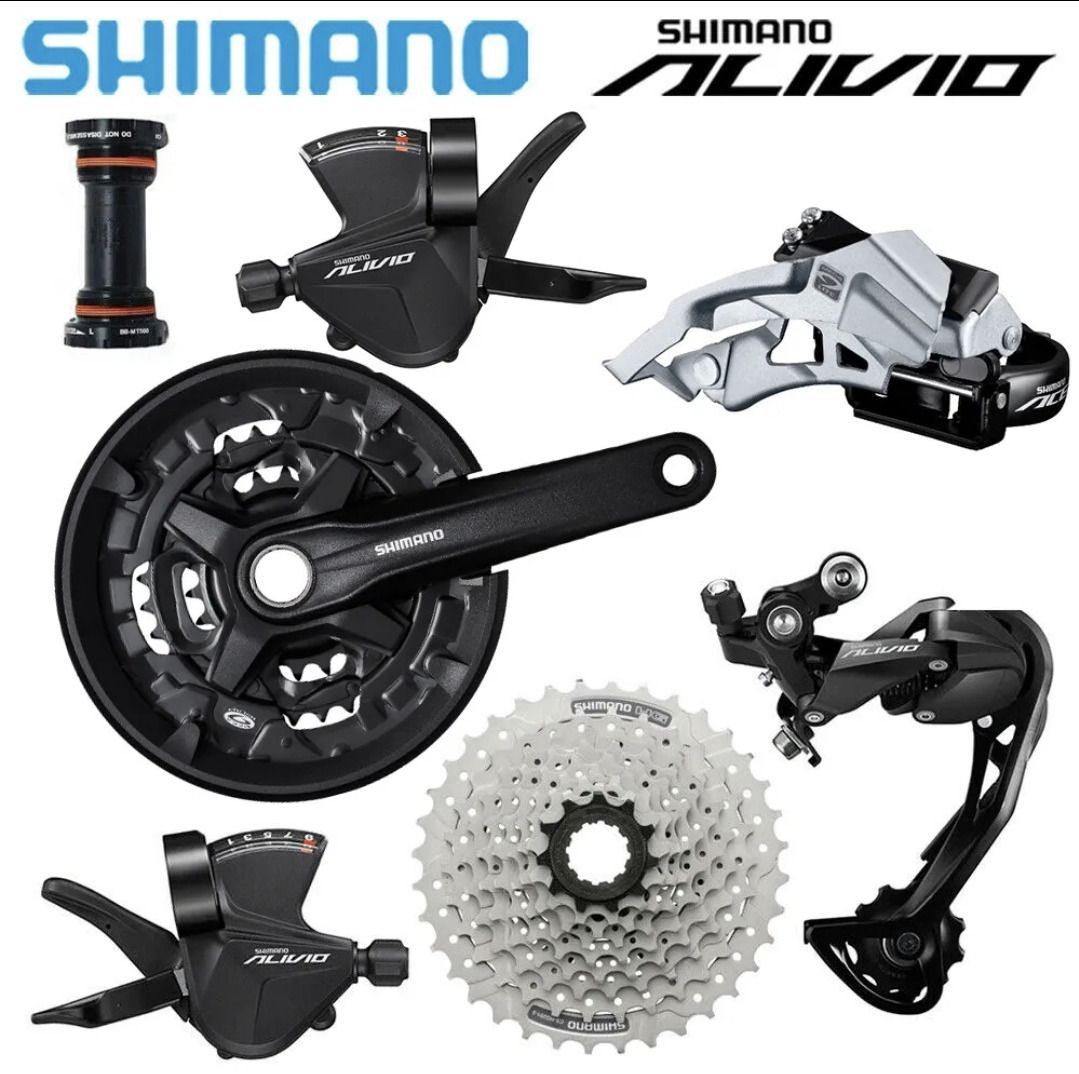Shimano Alivio 9s Groupset Sports Equipment Bicycles Parts Parts Accessories on Carousell